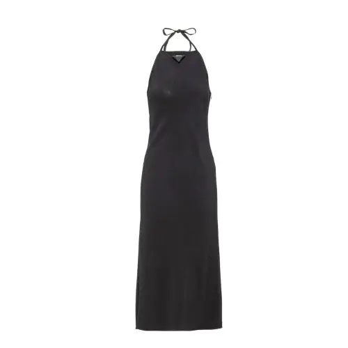 PRADA SS23 Sleeveless Dress Women's Black