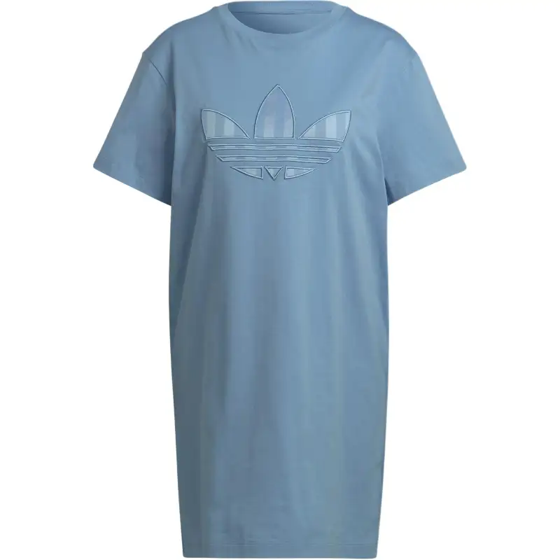 Adidas Originals Short Sleeved Dress Women's Blue Gray
