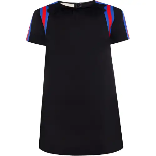 GUCCI Short Sleeved Dress Women's Black