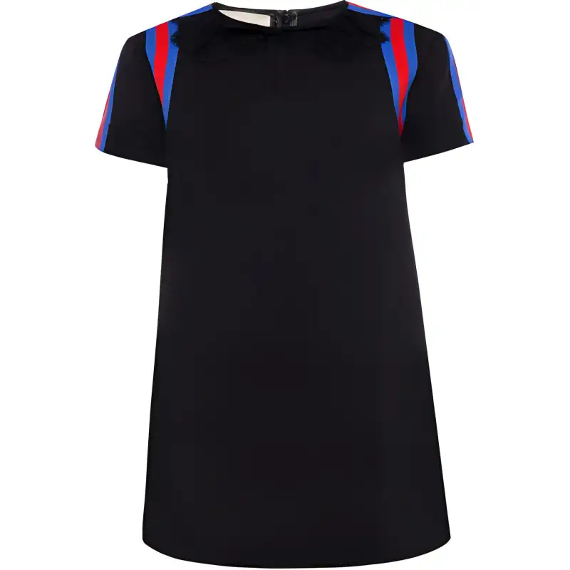 GUCCI Short Sleeved Dress Women's Black