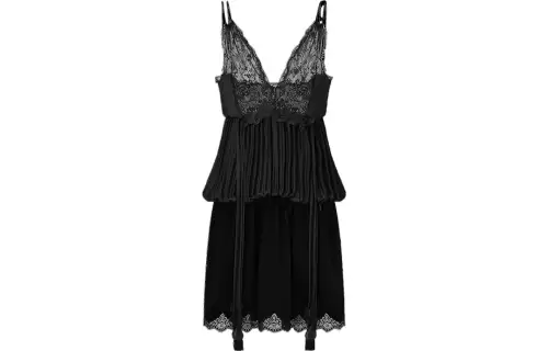 LOUIS VUITTON Sleeveless Dress Women's Black