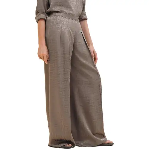 HERMES Casual Pants Women's Taupe