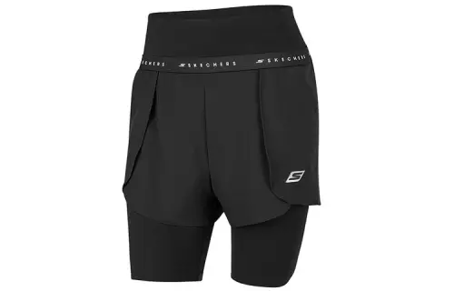 Skechers Casual Shorts Women's Black 002K Moderate