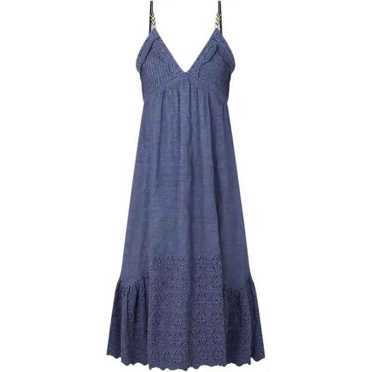 LOUIS VUITTON Slip Dress Women's Blue
