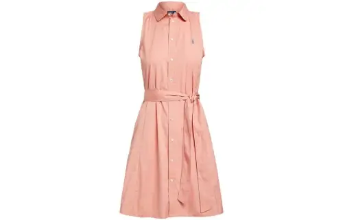Polo Ralph Lauren Shirt, fuchsia dress with sleeves sleevless