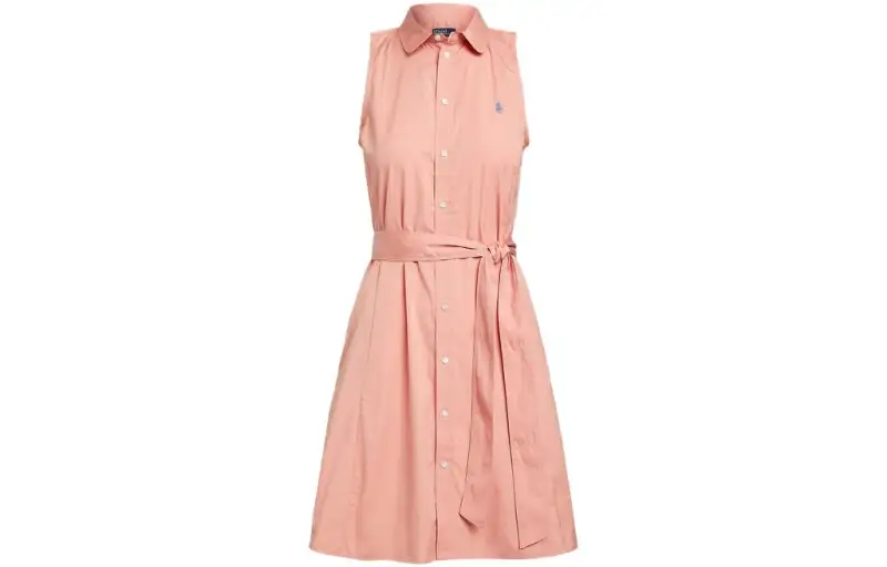 Polo Ralph Lauren Shirt, fuchsia dress with sleeves sleevless