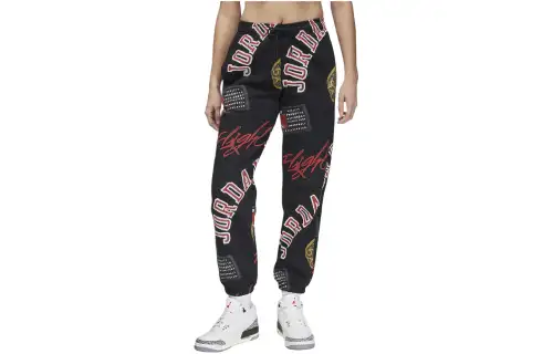 Jordan Brooklyn Fleece Knitted Sweatpants Women's Black