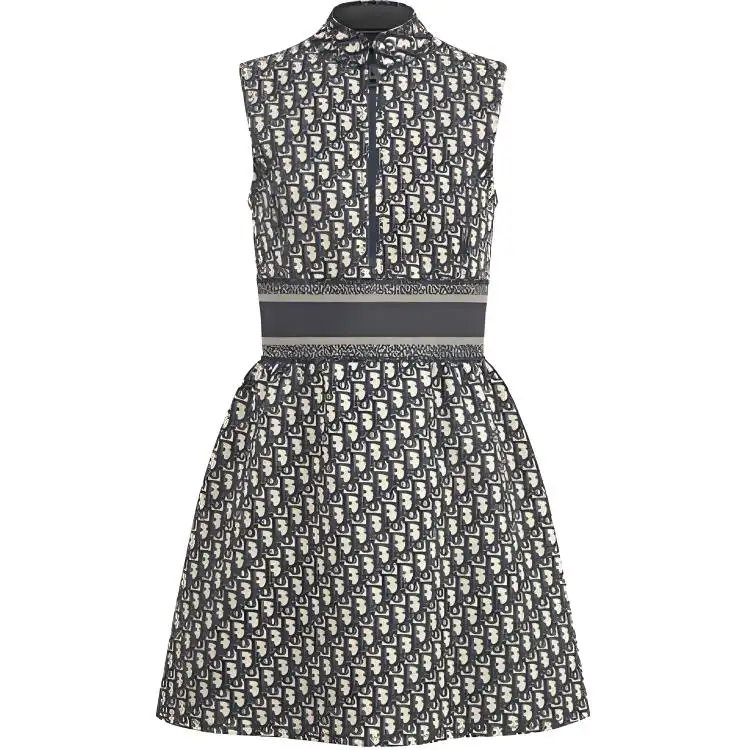 Christian DIOR Pre Owned 2010s Oblique Dress
