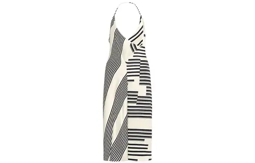 LOUIS VUITTON New Quarterly Products Of LV Sleeveless Dresses Women's Ivory V Neck Moderate