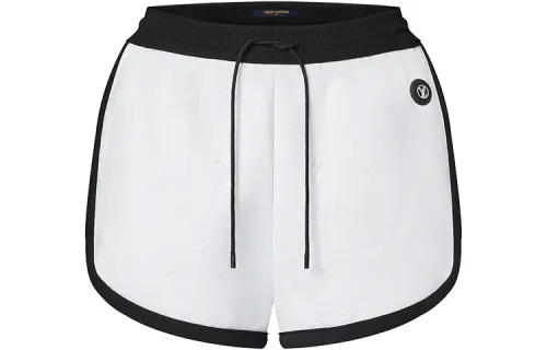LOUIS VUITTON Monogram Openwork Jogging Shorts
