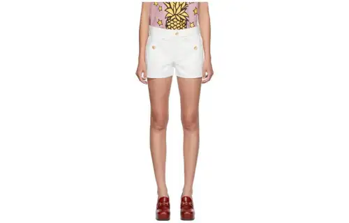 GUCCI Casual Shorts Women's White