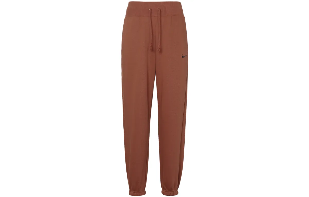 Nike Knitted Sweatpants Women's Cracked Orange