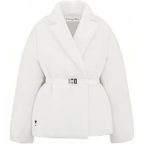 DIOR Puffer Jacket Women's White