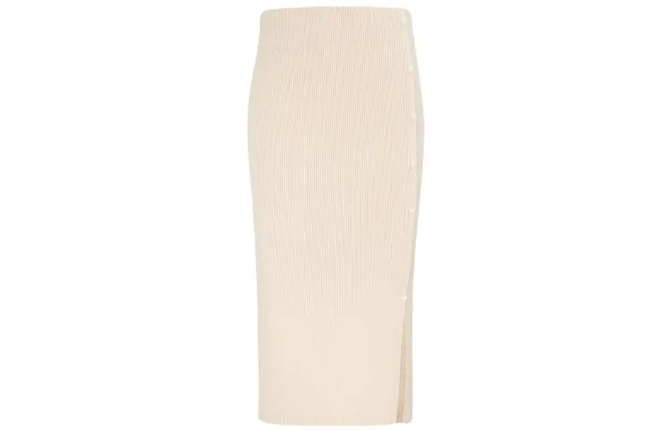 CK/Calvin Klein Knit Long Skirt Women's Beige