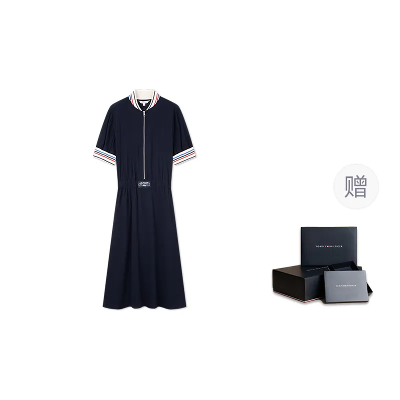 Tommy Hilfiger Short Sleeved Dress Women's Navy Blue