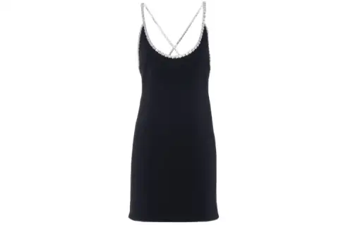Miu Miu crystal trim shift dress