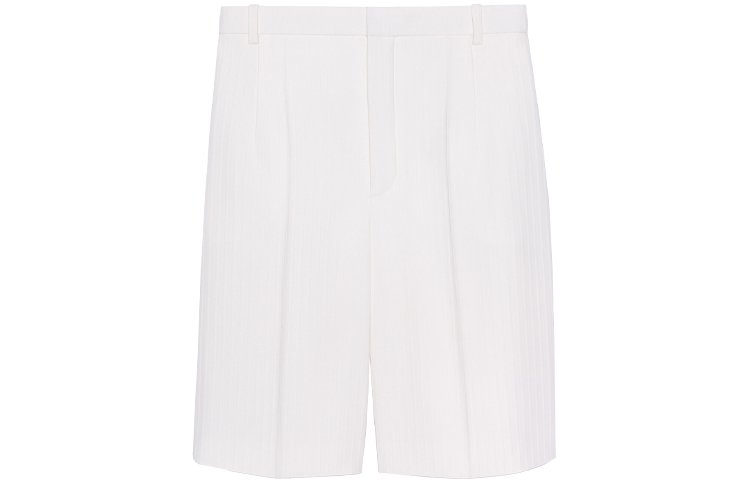 SAINT LAURENT Pinstripe Tailored Shorts
