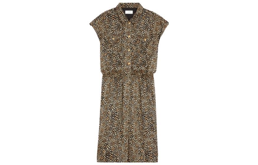 CELINE Sleeveless Dresses Women's Brown Moderate