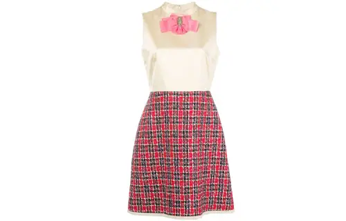 GUCCI FW21 Sleeveless Dress Women's Beige