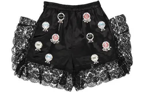 Burberry Casual Shorts Women's Black Moderate