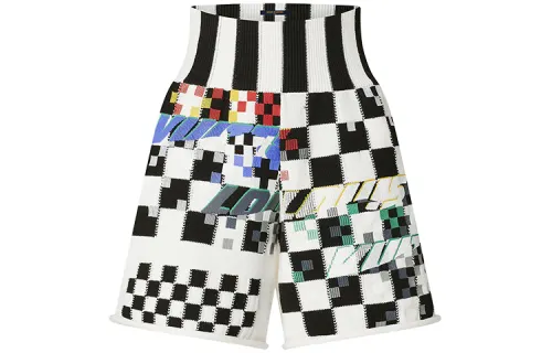 LOUIS VUITTON New Quarterly Products Of LV Casual Shorts Women's White Moderate