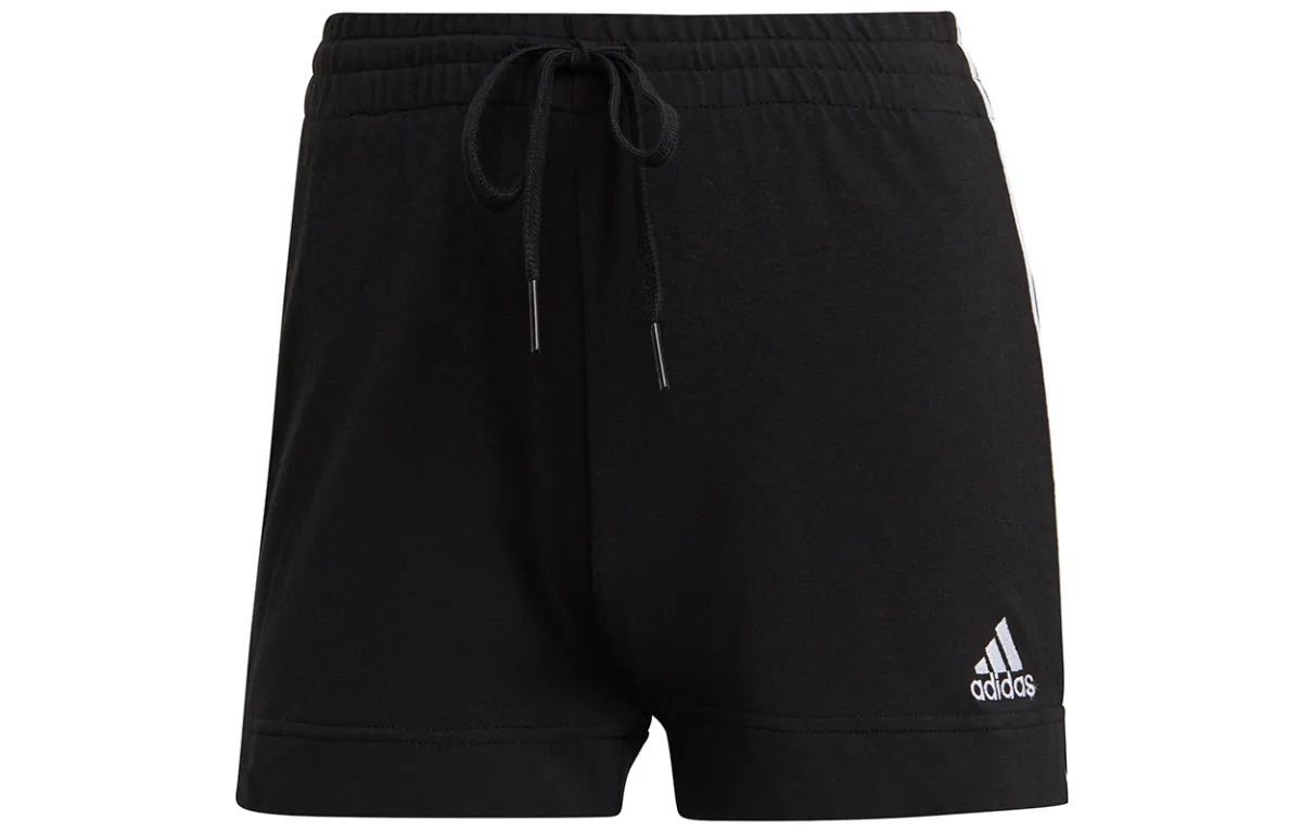 Adidas ESSENTIALS SLIM 3 STRIPES SHORTS Women's Black