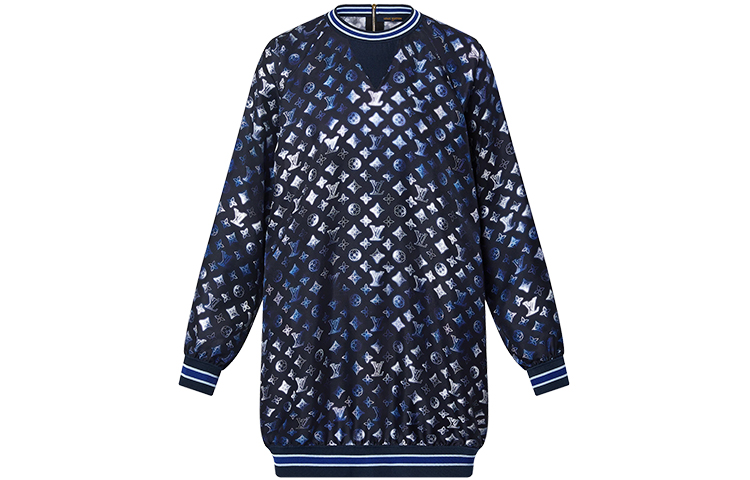 LOUIS VUITTON Mahina Monogram Sporty Sweater Dress