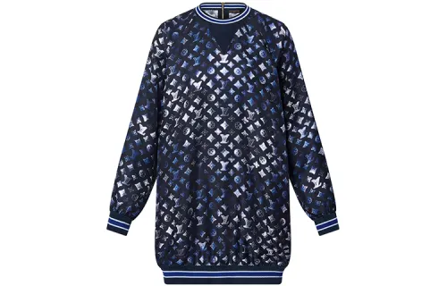 LOUIS VUITTON Mahina Monogram Sporty Sweater Dress