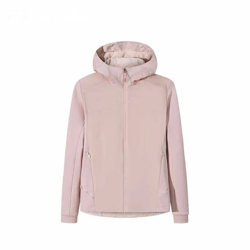 Anta Puffer Jacket Women's Ice Taro Pink