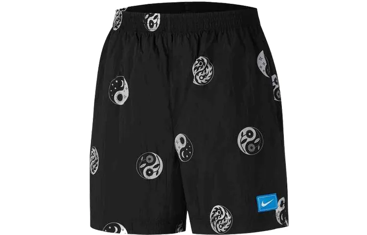 Nike Casual Shorts Women's Black Moderate Straight Fit Pants