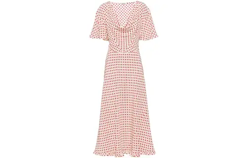 MIU MIU Short Sleeved Dress Women's Pink