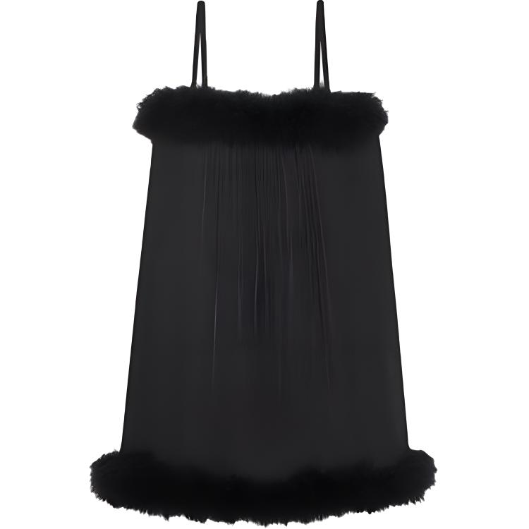 Женское платье SAINT LAURENT SS21 (черное)