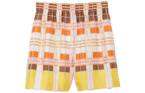 Burberry Geometric patterned Silk Shorts