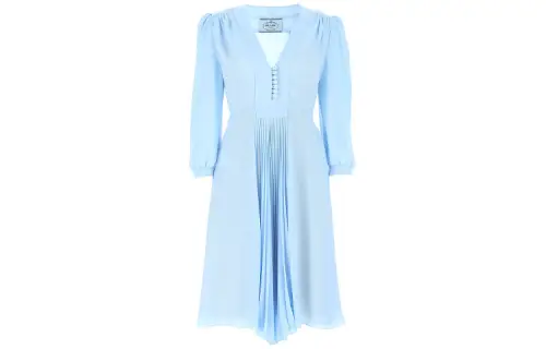 PRADA Long Sleeved Dress Women's Blue