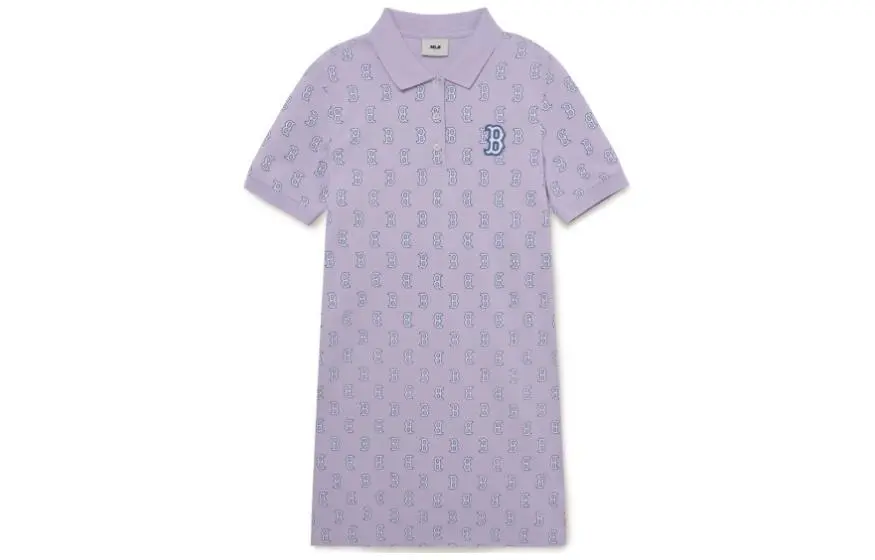 MLB Short Sleeved Dress Women's Purple