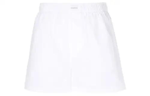 Balenciaga Casual Shorts Regular Fit Women's White