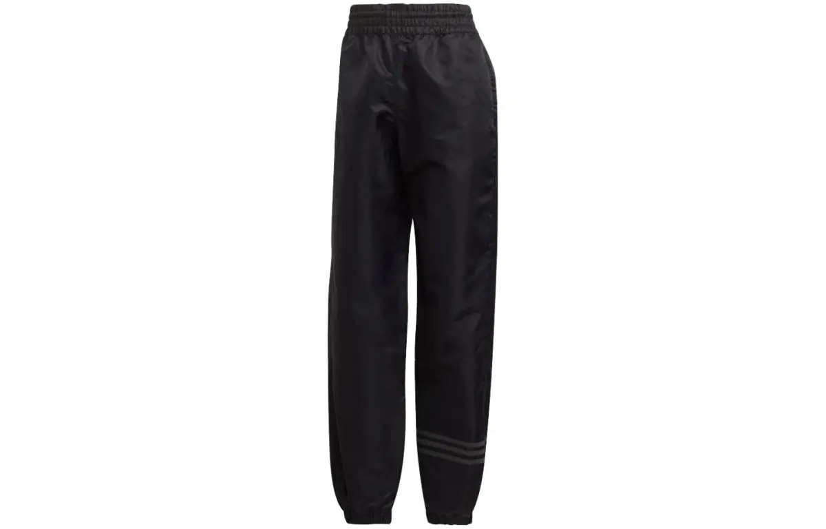 Adidas Originals Neuclassics Knitted Sweatpants Women's Black Moderate Cuffed Pants