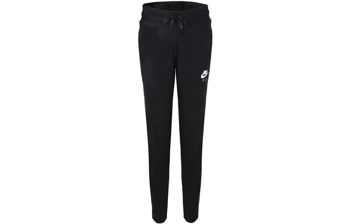 Nike Knitted Sweatpants Women's Black Moderate Cuffed Pants