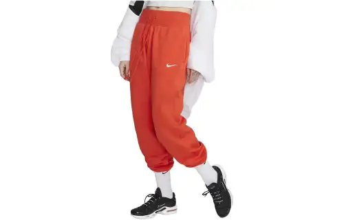 Nike Knitted Sweatpants Women's Orange
