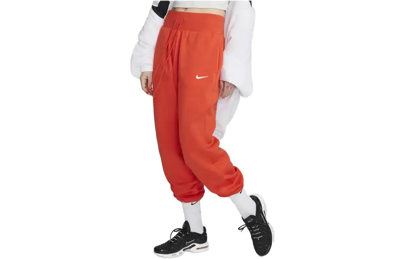 Nike Knitted Sweatpants Women's Orange