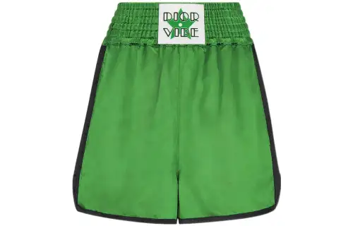 DIOR Quarterly New Products Casual Shorts Women's Green Moderate