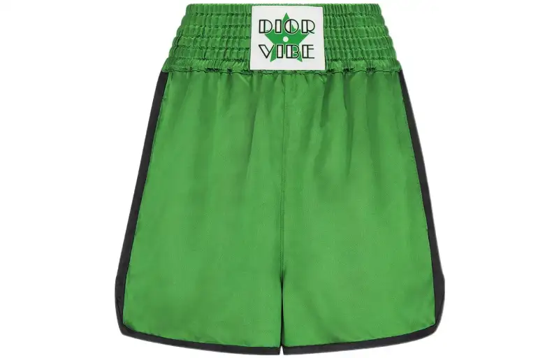 DIOR Quarterly New Products Casual Shorts Women's Green Moderate