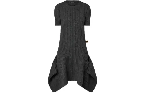 LOUIS VUITTON New Quarterly Products Of LV Short Sleeved Dresses Women's Dark Gray Moderate Short