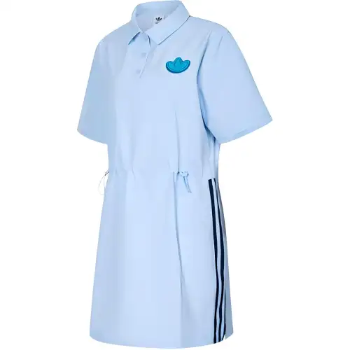 Adidas Originals Short Sleeved Dress Women's Blue