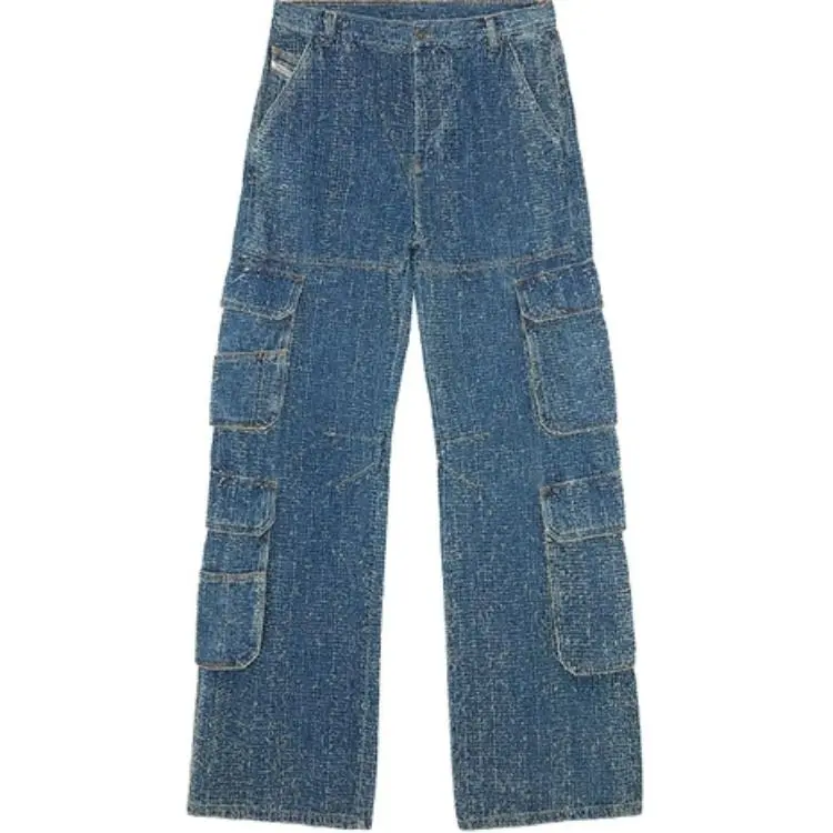 DIESEL D Sire Cargo S2 Trousers 'Denim'