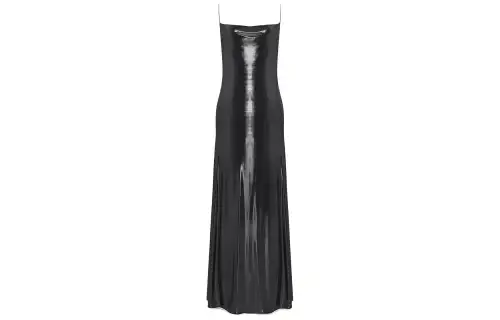 SAINT LAURENT Slip Dress Women's Black