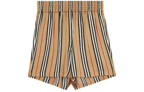 Burberry Icon Stripe Shorts Beige