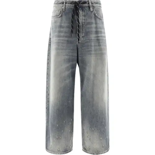 Balenciaga Distressed Drawstring Jeans