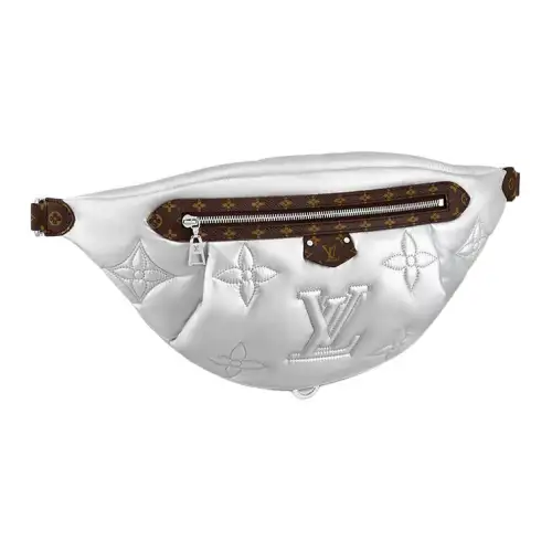 LOUIS VUITTON Maxi Bumbag Silver