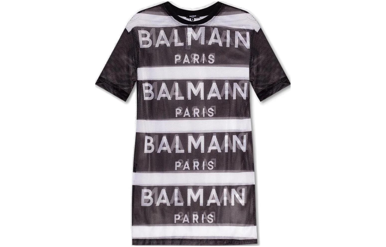 Женское платье BALMAIN BALMAIN SS23 Loo (черный)